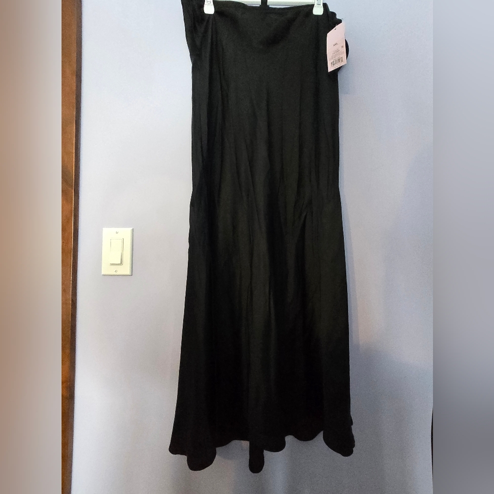 NWT Wild Fable Satin Bias Cut Slip Skirt
